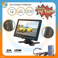 Monitor tv ondash tft led 7.8 inch with tv tuner - monitor mobil mrs