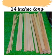 DIY Wood Stick – Natural Round Rod for Arts & Crafts, School Projects, and Hobbies