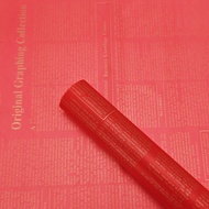 Kertas Cellophane Buket Bunga Motif Koran Flower Wrapping Newspaper Pattern Paper Kraft KB6208