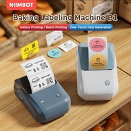 NIIMBOT B1 Bluetooth Label Printer Portable Thermal Printer for Barcode QR Code Stickers for baking