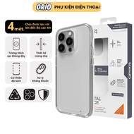 Ốp lưng iPhone Trong Suốt GEAR D3O Crystal Chống Sốc Hỗ Trợ Sạc Không Dây 11 12 13 14 15 16 Pro Max