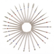 1Pcs Mini Carbite Dimond Nail Drill Bits Manicure Drill For Milling Cutter Electric Machine Nail Fil