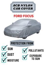 FORD FOCUS CAR COVER SEDAN NYLON PROTECTION FROM EXPOSURE TO SUN, DUST, POLUTANTS, AND MOISTURE