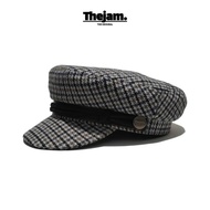 Thejam. the original Fisherman's Hat | Sailor hat wool tweed grey | Fiddler cap
