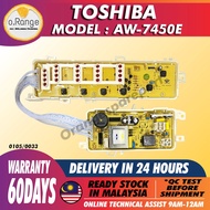 AW-7450E TOSHIBA WASHING MACHINE PCB BOARD ( CONTROL BOARD ) PANEL BOARD AW-7450