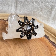 黑太陽石 Black Sunstone 串珠吊墜