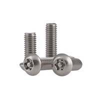 M6 M8 M10 size torx round screws safe needle pan head security anti-theft male bolt thread pitch fas