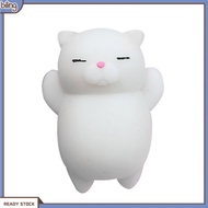 {biling}  Cute Cartoon Cat Squishy Toy Stress Relief Soft Mini Animal Squeeze Toy Gift
