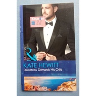 preloved DEMETRIOU DEMANDS HIS CHILD kate hewitt
