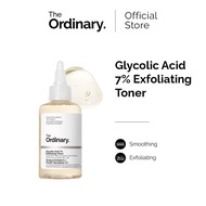 The Ordinary Glycolic Acid 7% Exfoliating Toner - 100mL / 240mL | Smooth Skin, AHA Toner