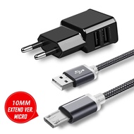 Micro USB charger Cable For Blackview A7/A30/A60/A50BV6000 Bv1000 S6 Oukitel C15 C13 U12 K10000/K3 U