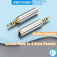 Vention 2.5mm To 3.5mm Audio Splitter Earphone Stereo Audio Converter Connector
