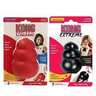 美國KONG  Classic經典葫蘆抗憂鬱玩具 紅色款/黑色款 益智葫蘆終極耐咬款 可加花生醬 『WANG』