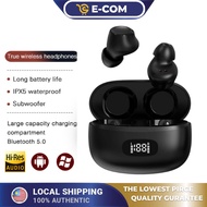 ECOM CV-21 Wireless Sports Headset Bluetooth Phone 5.0 TWS Waterproof Hifi with Led Microphone Noise