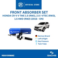 SACHS Shock Absorber Front Set HONDA CR-V V TME 1.5 2.0 1.5 4WD (RW) - (2016 - ON) | 350 621_622