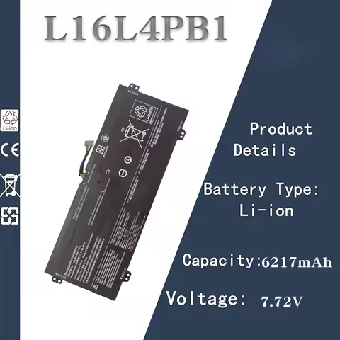 Lenovo L16L4PB1 Battery 7.72V 6217mAh for YOGA 720-13IKB 720-13IKBR 730-13IKB 730-13IWL Laptop Repla