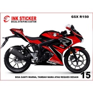SUZUKI GSX 150R 15 Fullbody Decal Sticker, Decal GSX 150SUZUKI
