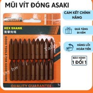 Asaki AK-7186,AK-7185 screwdriver bit, Asaki bake screwdriver, screwdriver head, hexagonal screwdriv