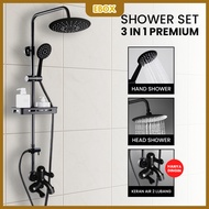 BEST SELLER Shower 1 Set Bathroom Shower Rain Shower ~ [SUS304 304 High Quality] ~ Durable & Water S