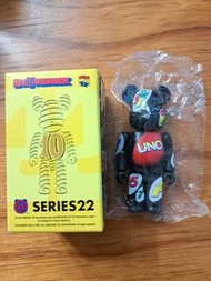 Medicom toy bearbrick series 22 pattern UNO 卡牌 100% be@rbrick bear figure