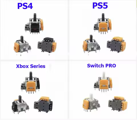 GINFULL Hall Effect Joystick for Xbox Series S/X Controller 3D Analog Stick Sensor Potentiometer Mod
