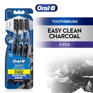 Oral-B Easy Clean Charcoal Toothbrush (3 Counts)