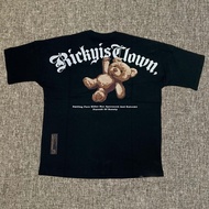 High quality Ricky Is Clown Hanging Bear Tee Black /RickyisClown