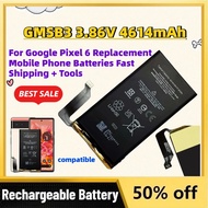 New GMSB3 3.86V 4614mAh Rechargeable Li-Ion Battery for Google Pixel 6 Replacement Mobile Phone Batt