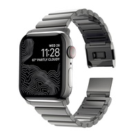 สายนาฬิกา AppleWatch Ultra2 Pure Titanium สายนาฬิกา Smartwatch สายรัดยางยืดแบบลำลอง ทนทาน น้ำหนักเบา