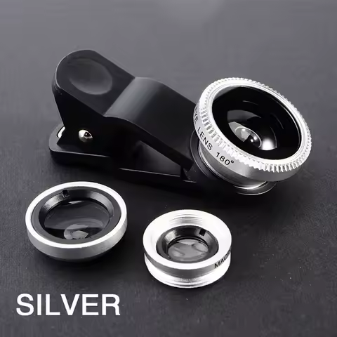 Universal 3in1 Fish Eye Lens Wide Angle Macro Smartphone Fisheye Lens Zoom For iPhone Samsung Xiaomi