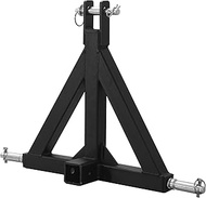 3 Point 2" Receiver Trailer Hitch Category 1 Tractor 3 Pt Hitch Sway Bar, 3 Point Quick Hitch Traile