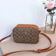 COA Popular Women's Retro Printed Shoulder Bag with Zipper Anti-theft Small Square Bag Trendy Crossbody Bag