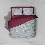 Bộ Ga Gối 4 Món Cotton Satin Size 2mx2m và 2m2x2m Nhiều Hoa văn AOICONCEPT cao cấp Hàn Quốc Êm Ái Th