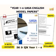 UASA 2025/2025 Year 1-6 UASA ENGLISH MODEL 5 SETS + ANSWERS | 5 Sets Soalan & Jawapan | Tahun 1 - 6 