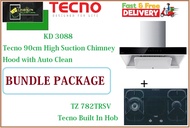 TECNO HOOD AND HOB BUNDLE PACKAGE FOR ( KD 3088 &amp; TZ 782TRSV ) / FREE EXPRESS DELIVERY