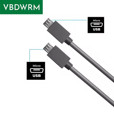 Micro USB to Micro B OTG Adapter Cable USB Micro B Male to Micro B Male Cable Male to Male - Micro U