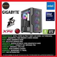 Gaming PC Desktop Intel Core Ultra 7 265F/16GB/32GB/512GB SSD/1TB SSD/RTX5070 12GB/750W