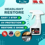【24h Delivery】T-ONE Headlight Restore Spray for Car and Motor