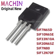5pcs SIF7N65D SIF10N65E SIF33N10A SIF20N65Z SIF7N80 SIF12N70F TO-220F Field Effect Transistor