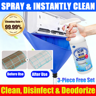 SPRAY & INSTANTLY CLEAN aircond cleaning kit aircond cleaner spray cuci air cond rumah  cuci air con