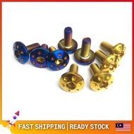 [ 1 BIJI ] Y15 Y15ZR EXCITER150 M6 15MM REAR FENDER SCREW SKRU MUDGUARD BELAKANG TITANIUM GOLD KINGD