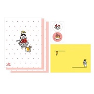 Hello Dun Dun 哈囉登登系列 迷你信紙信封組 06.愛心