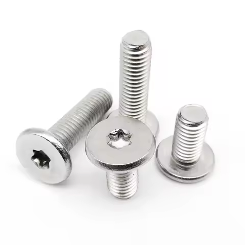 5/10/50pcs M1.6 M2 M2.5 M3 M4 M5 M6 M8 304 Stainless Steel CM Six-Lobe Torx Ultra Thin Super Low Fla