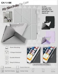 CAPDASE - PD-SLIM FOLIO FILP CASE IPAD可站立保護套 iPad 9th-10.2"(2021), 8th (2020), 7th (2019) / 灰 GREY