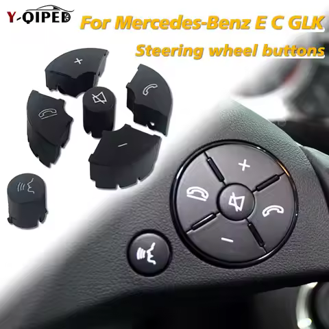 Car Multi-Function Steering Wheel Button Keys For Mercedes Benz C E GLK Class W204 X204 C180 C200 C2