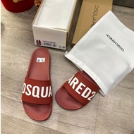 SLIDES DSQUARED2 Men's Plum Red, DSQUARED2 Sandals Hot Trend 2024