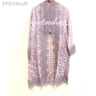 【New stock】∈۩◈Almira batik set with lace / batik viscose Long Sleeve (hijab friendly)