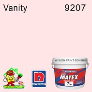 9207 VANITY ( 7 LITER ) NIPPON PAINT ( SUPER MATEX 7L ) EMULSION PAINT / CAT DALAM RUMAH / INTERIOR 
