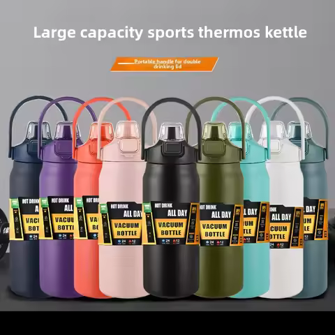 Stainless Steel Thermo Bottle 1.5L Large Capacity Thermo Water Portable 1500ml Vacuum Mug Thermos In