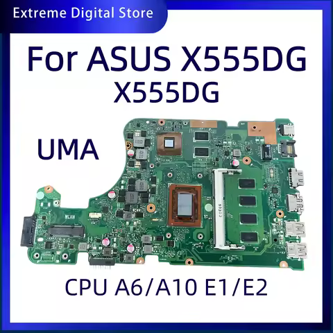 X555DG motherboard suitable for ASUS X555DG laptop CPU: E1 E2 A6 A10 UMA or GPU optional testing OK 